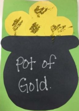 St Patrick's Day Pot of Gold Kid's Easy Craft Idea