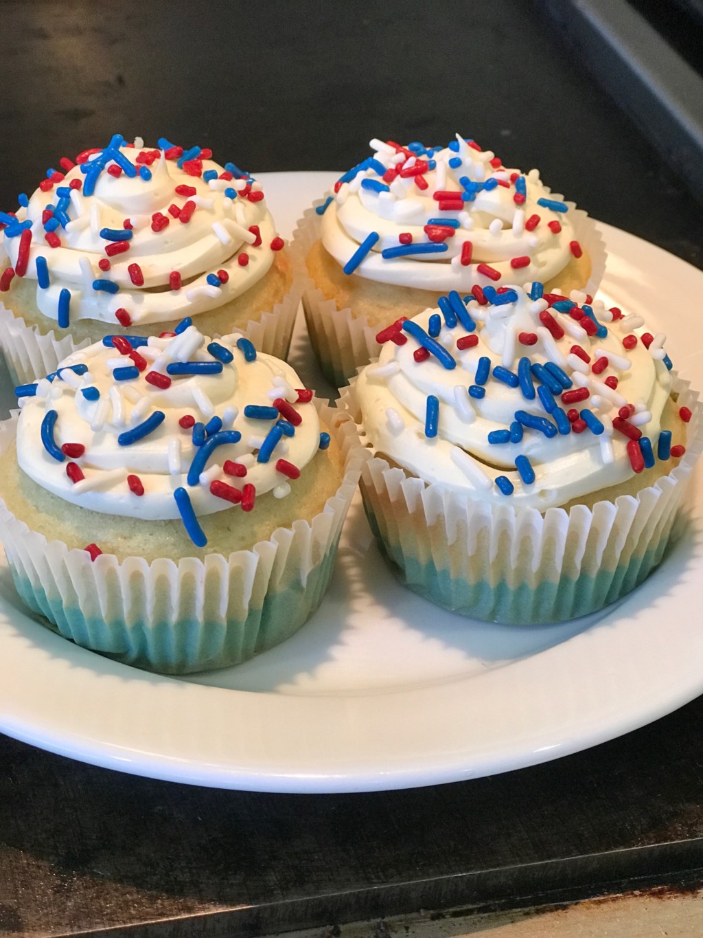 4th of july cupcakes