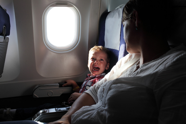 flying with kids