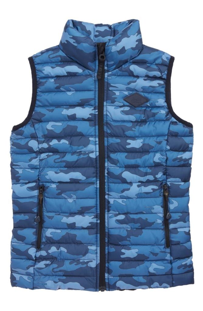 Joules Crofton Print Packable Vest