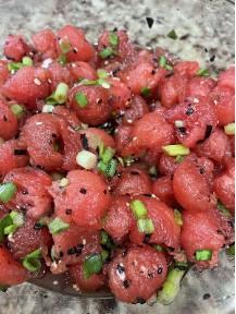 Watermelon Poke Recipe