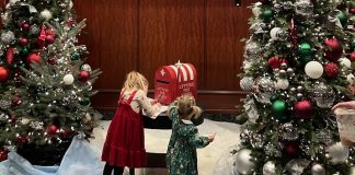 The magic of Christmas is on full display at the Palace Hotel