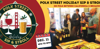Polk Street Holiday Sip & Stroll