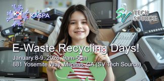 📣 KASPA E-Waste Recycling Days — January 8-9, 2026